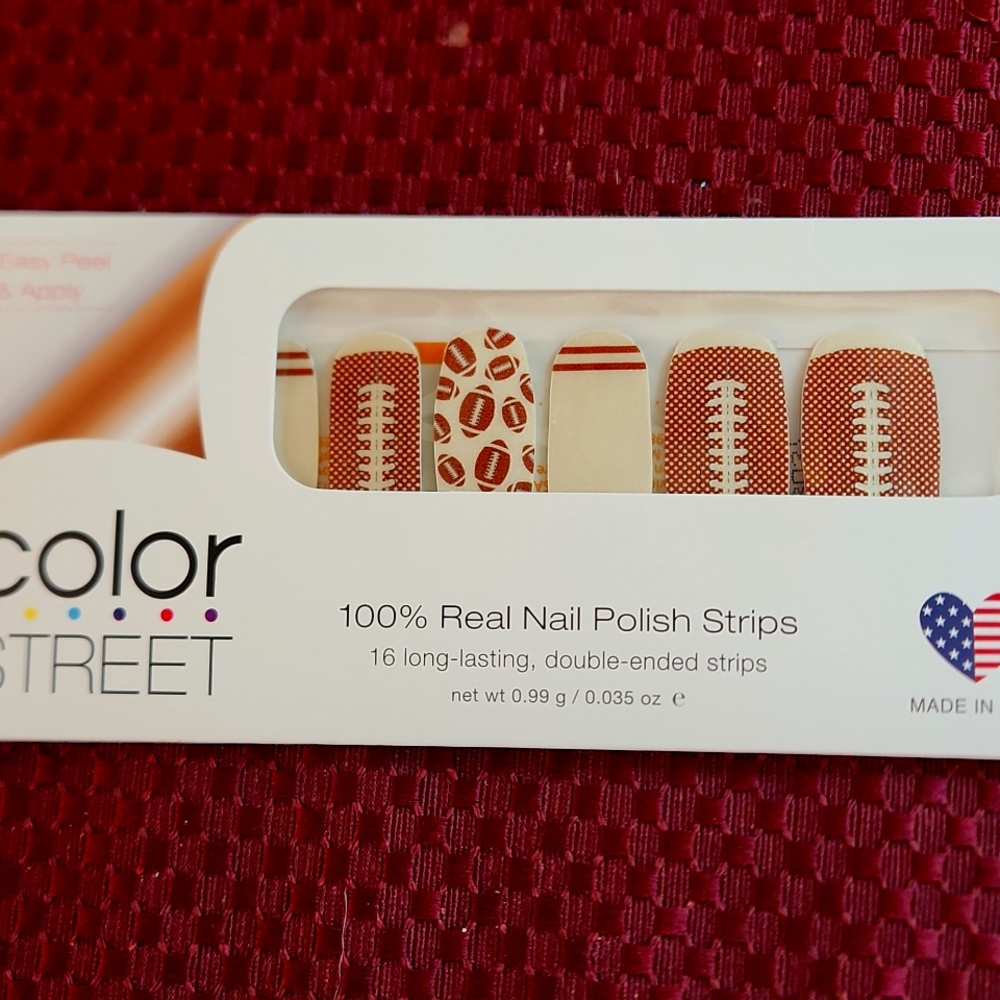 Color Street Retired Touchdown Nail Strips - New in package